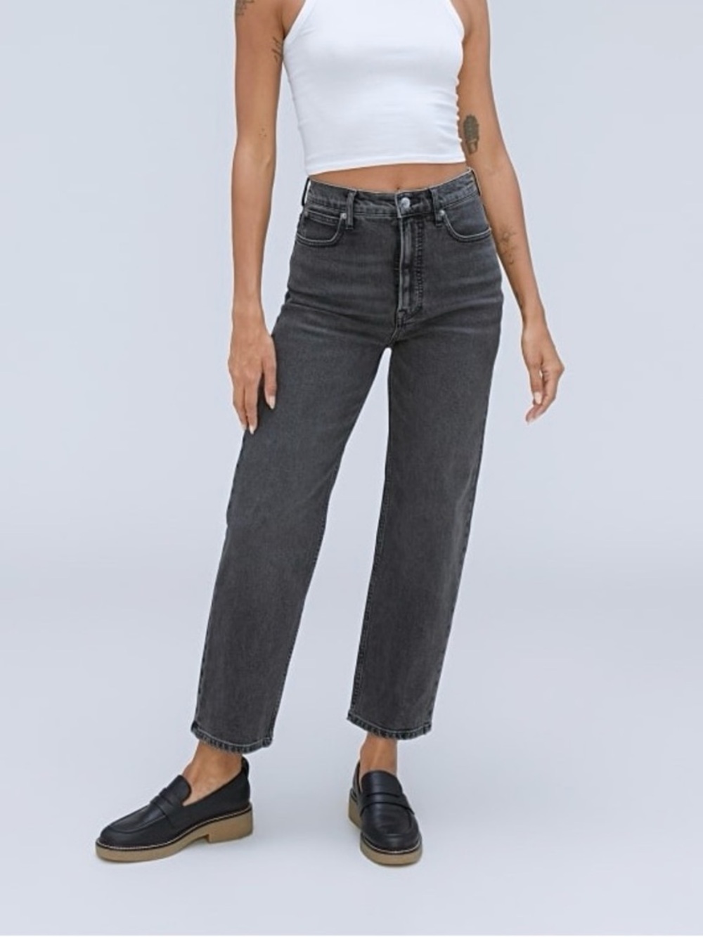 Everlane High-Rise Cigarette Jeans